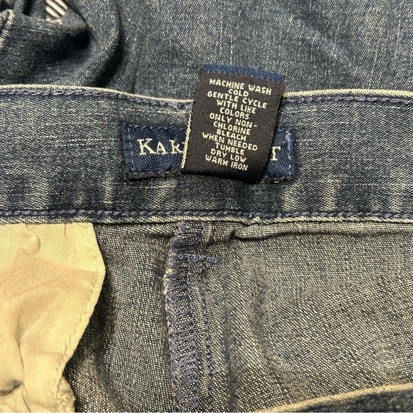 Karen Scott Blue Denim Stretch Capri’s Women’s Size 8 - Picture 8 of 8
